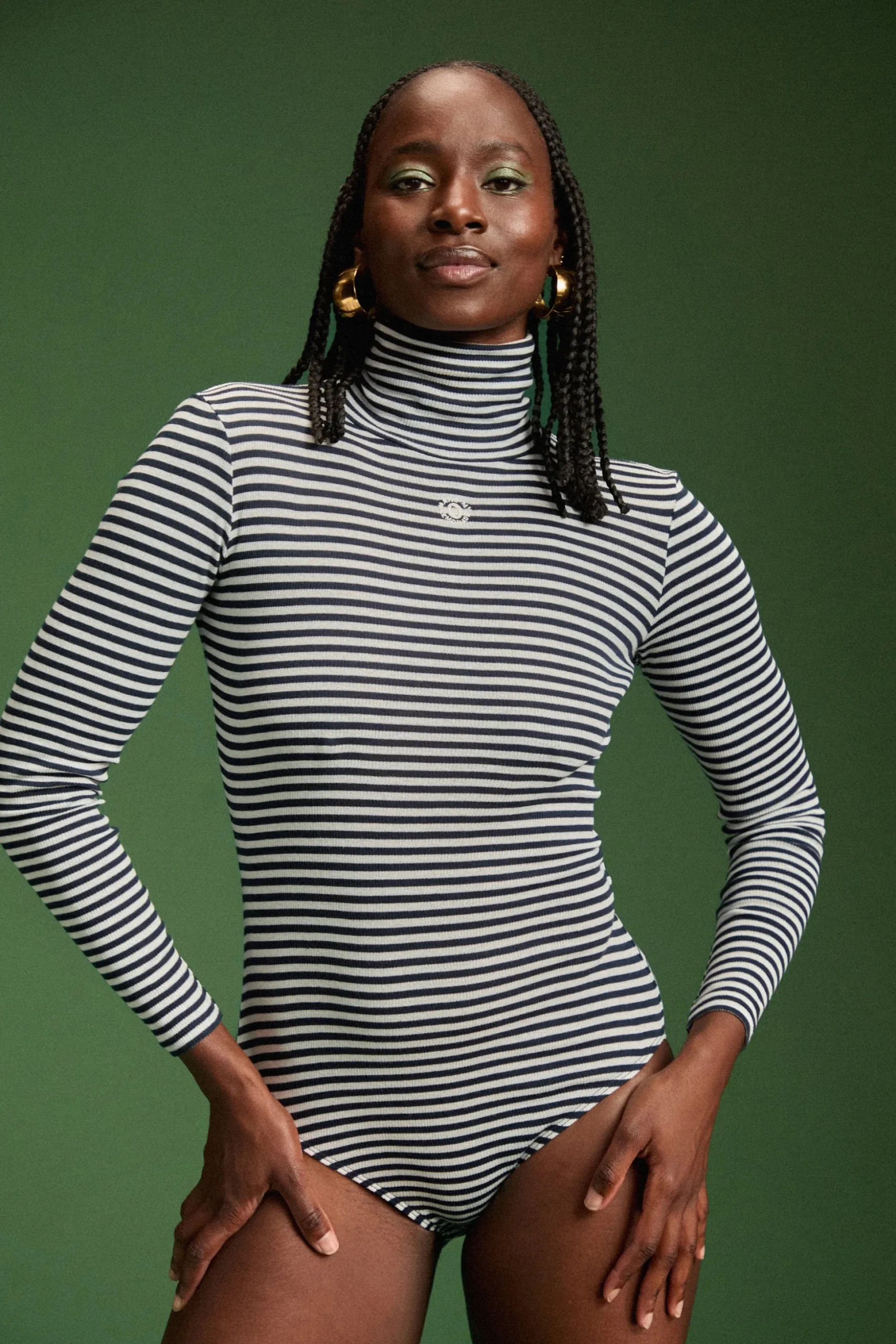 BODY CHARLOTTE RAYURES NAVY