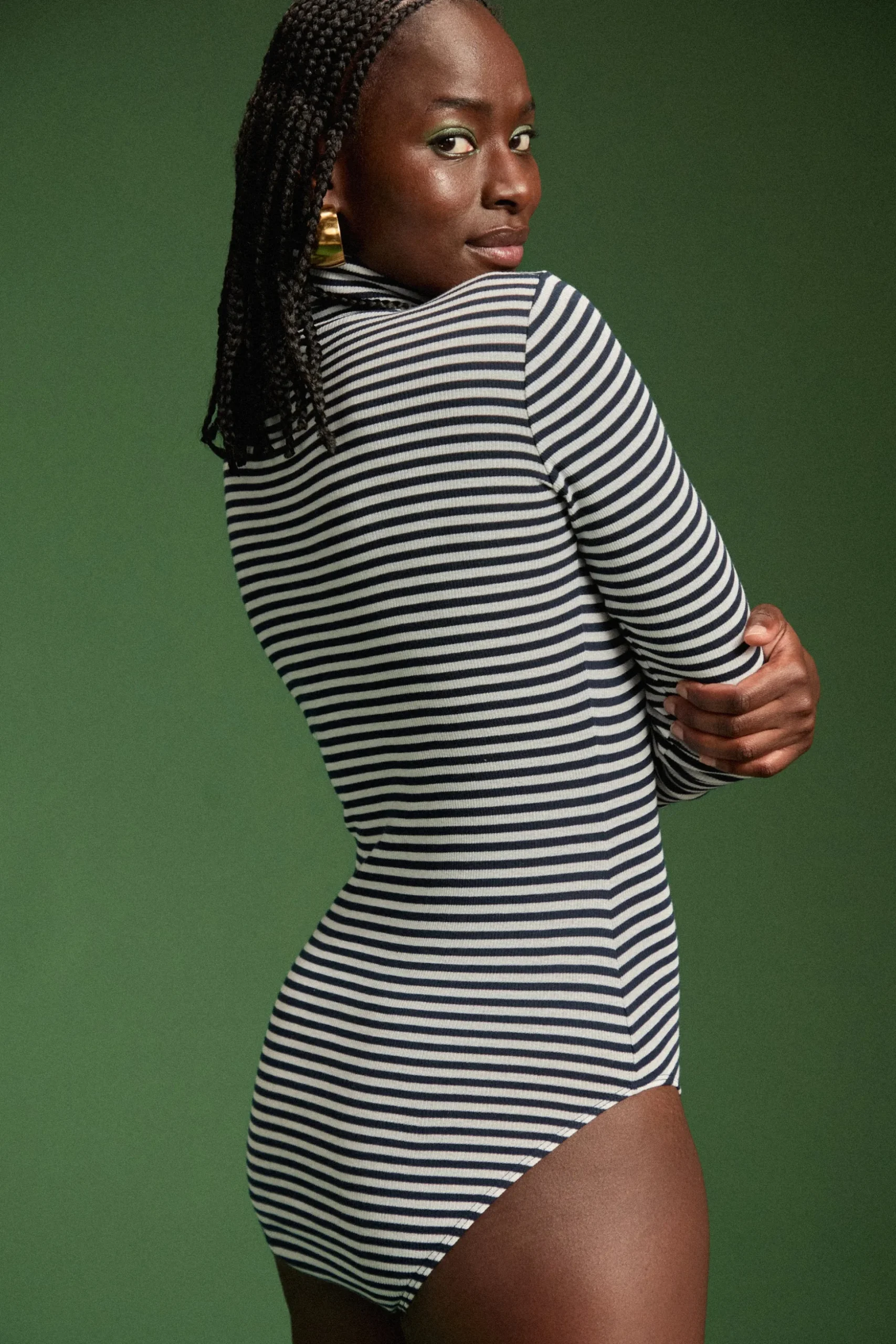 BODY CHARLOTTE RAYURES NAVY