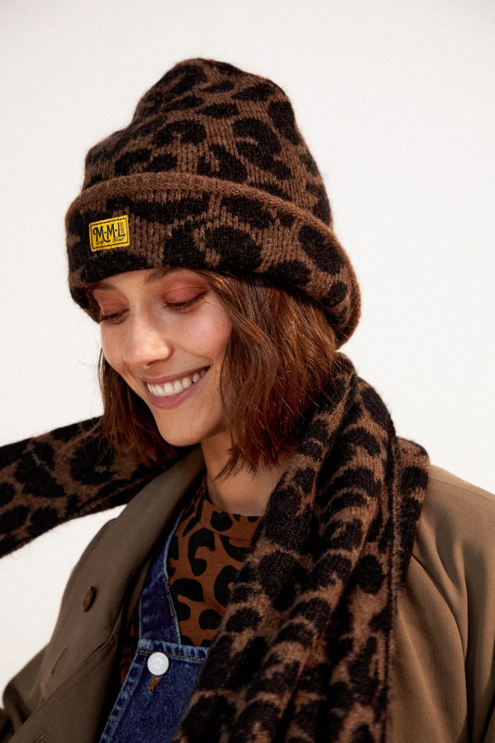 BONNET ROSITA LEOPARD