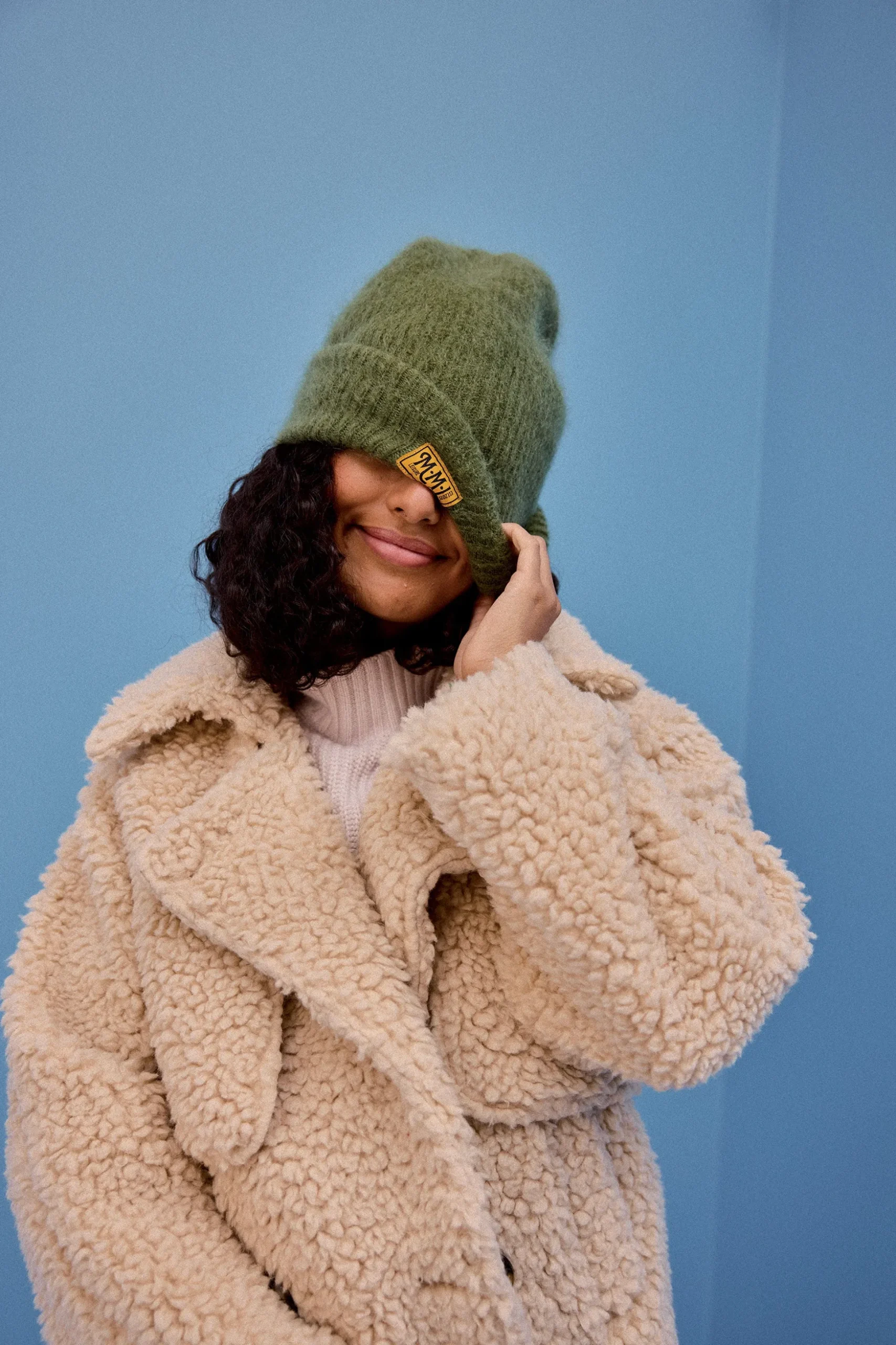 BONNET ROSITA VERT OLIVE