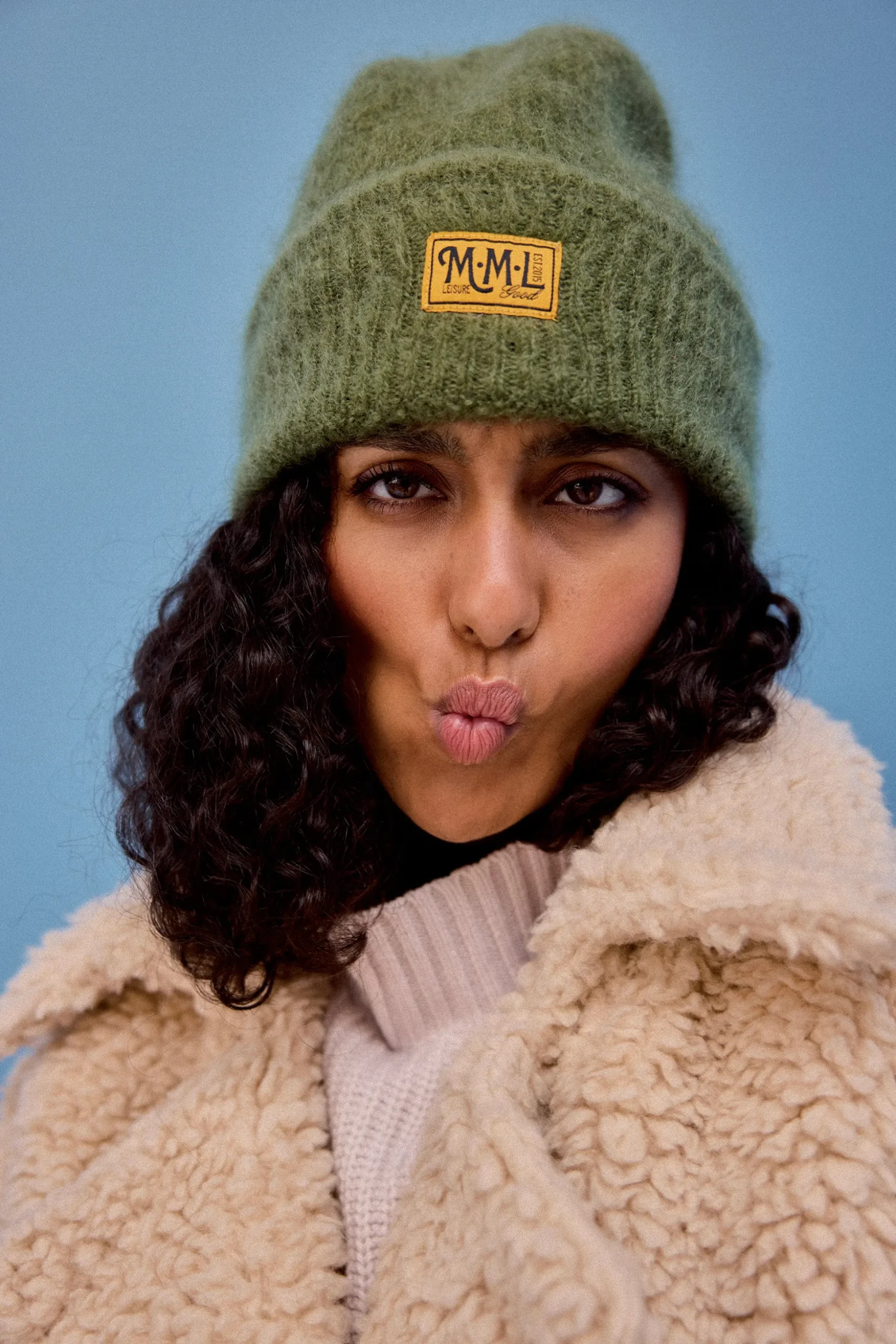 BONNET ROSITA VERT OLIVE