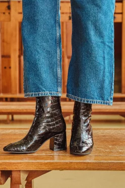 BOOTS JOJO EFFET CROCO
