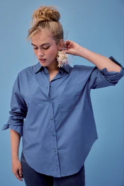 CHEMISE OMER BLEU CERULEEN