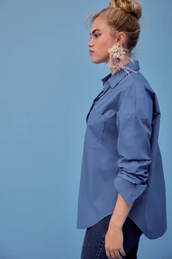 CHEMISE OMER BLEU CERULEEN