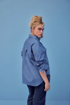 CHEMISE OMER BLEU CERULEEN