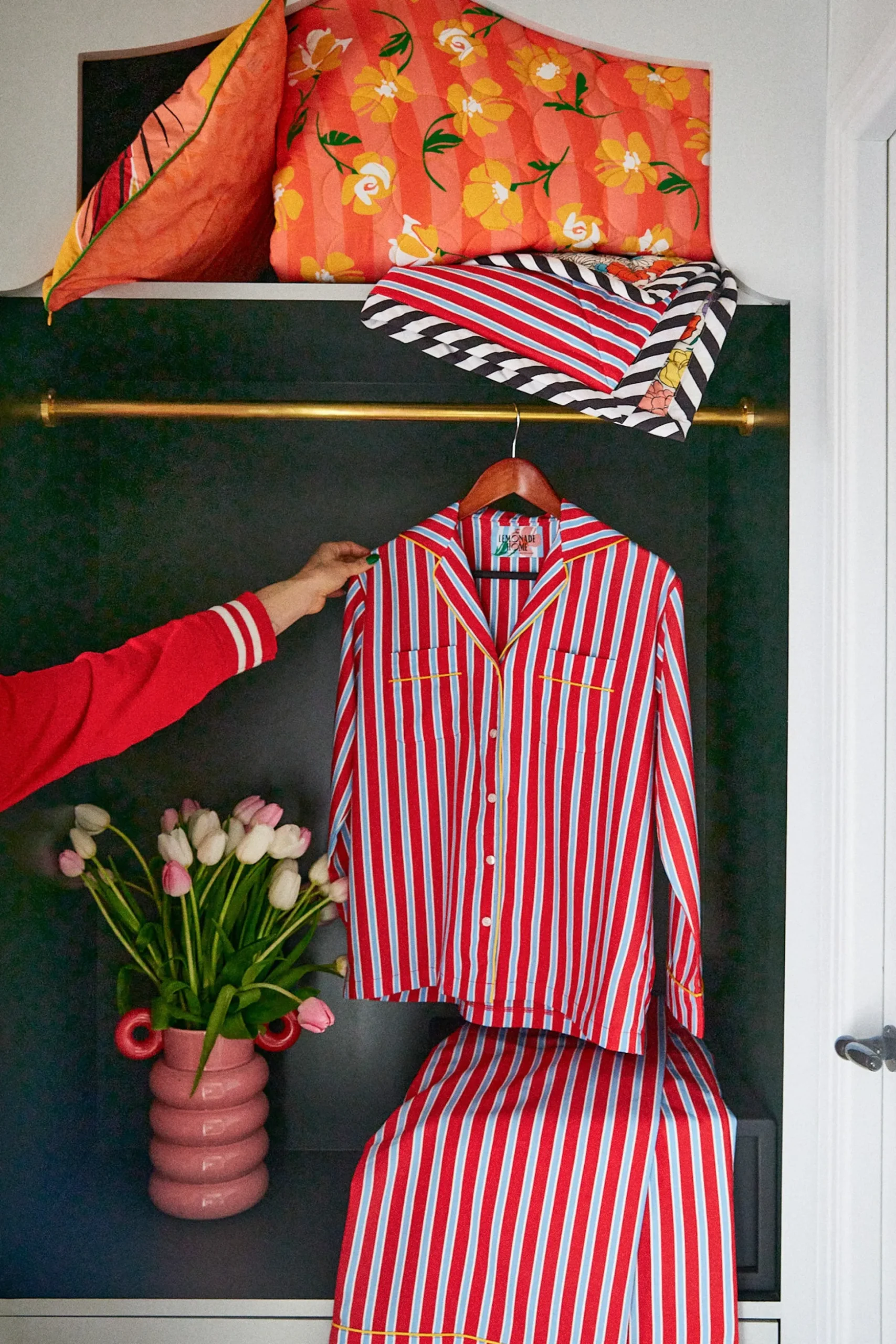 CHEMISE ROMEO RED & BLUE