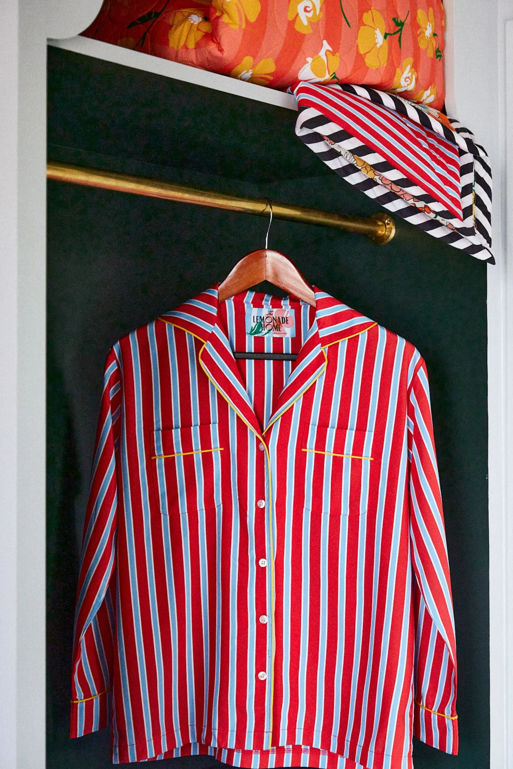 CHEMISE ROMEO RED & BLUE