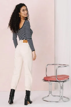 JEANS MATHILDA OFF WHITE