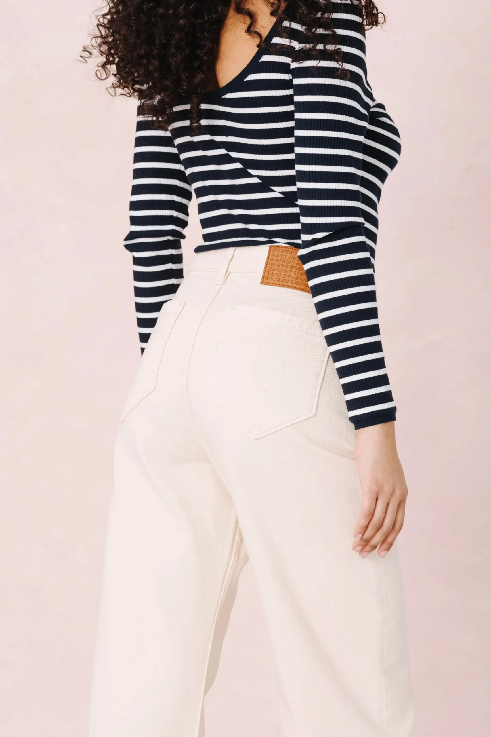 JEANS MATHILDA OFF WHITE