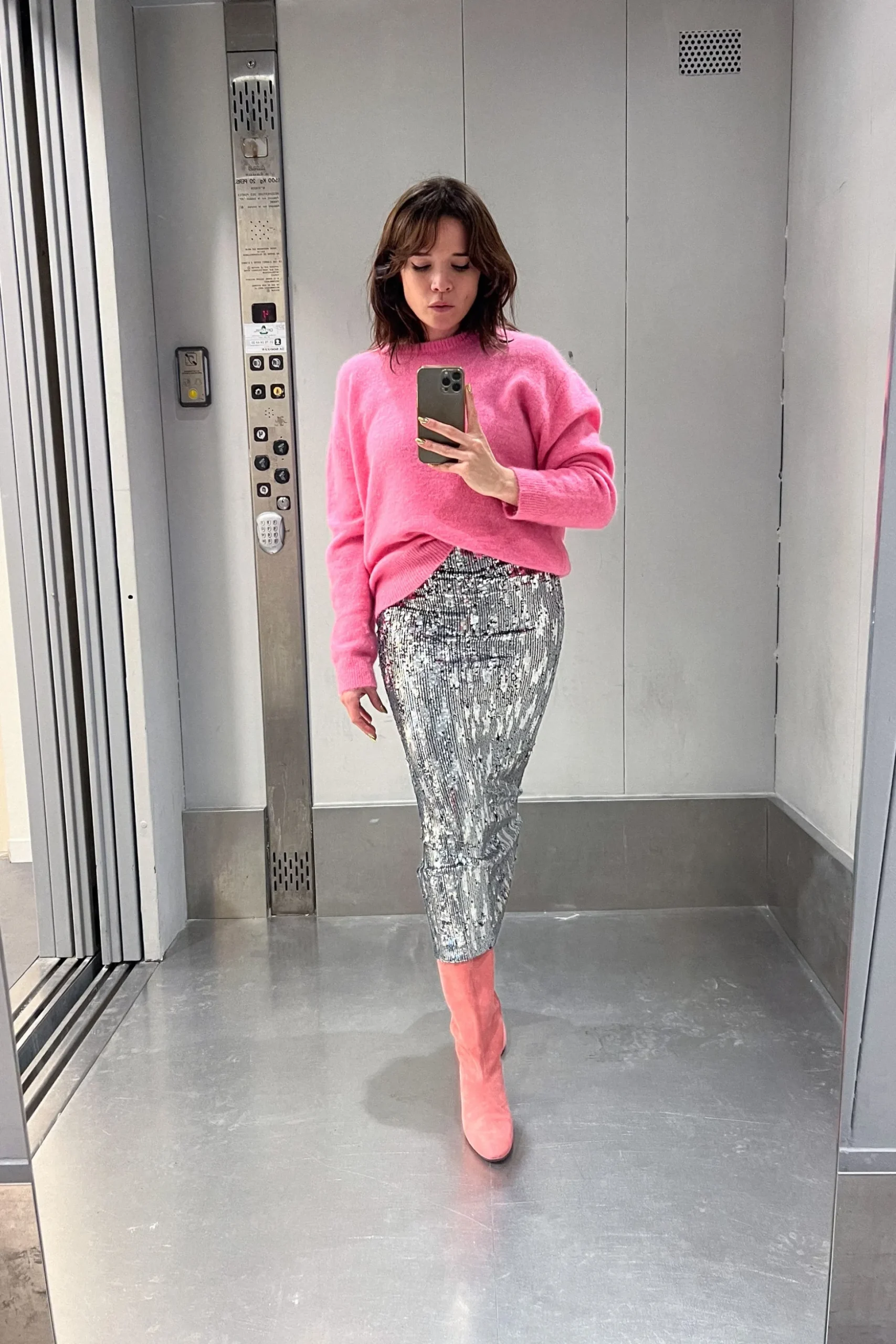 JUPE SARAH SEQUINS DISCO