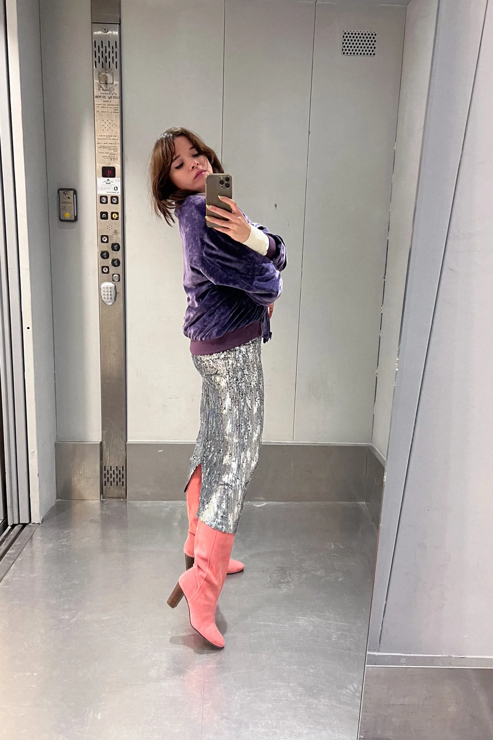 JUPE SARAH SEQUINS DISCO