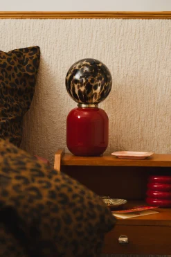 LAMPE MILO ROUGE & ECAILLE