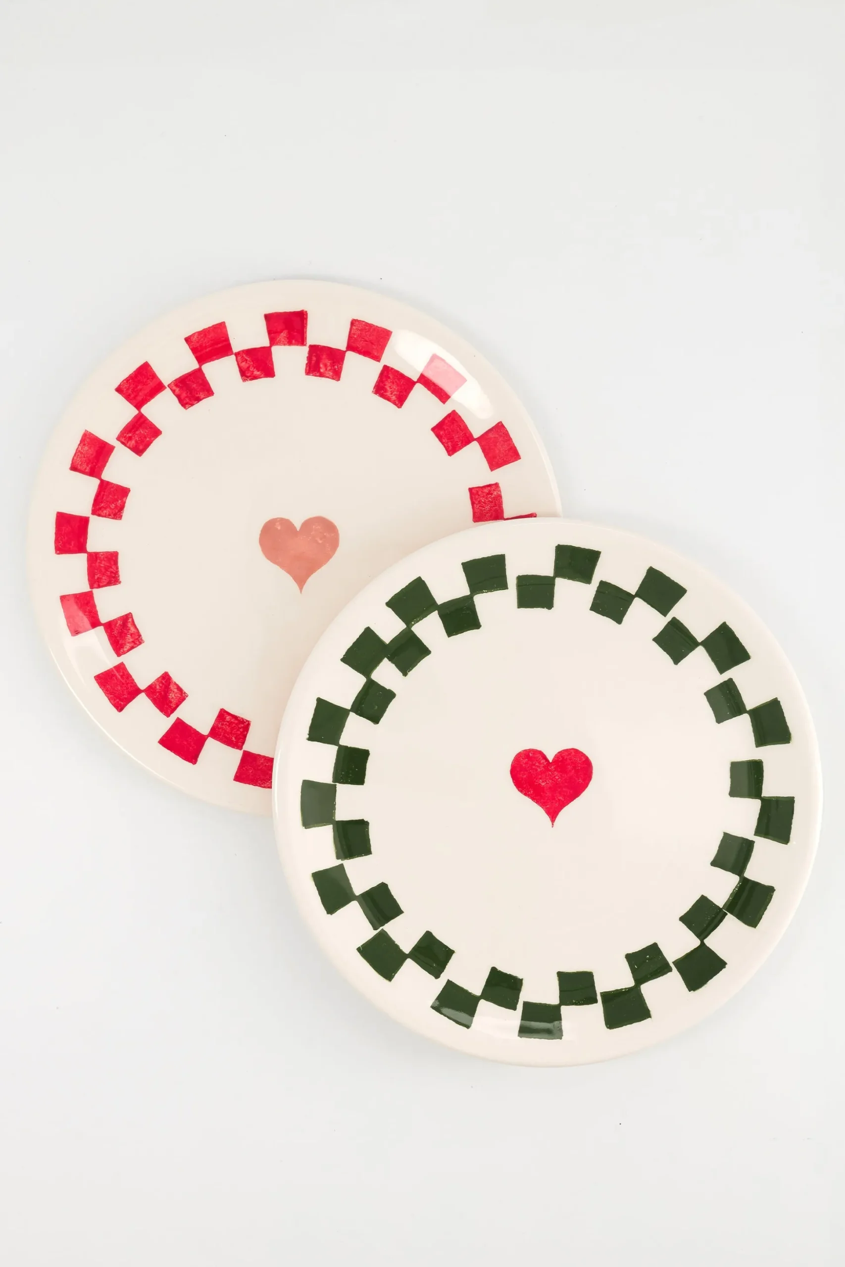 LOT DE 2 ASSIETTES ELIZA CHESS