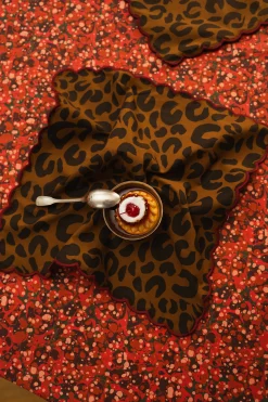 LOT DE 2 SERVIETTES KATE LEOPARD