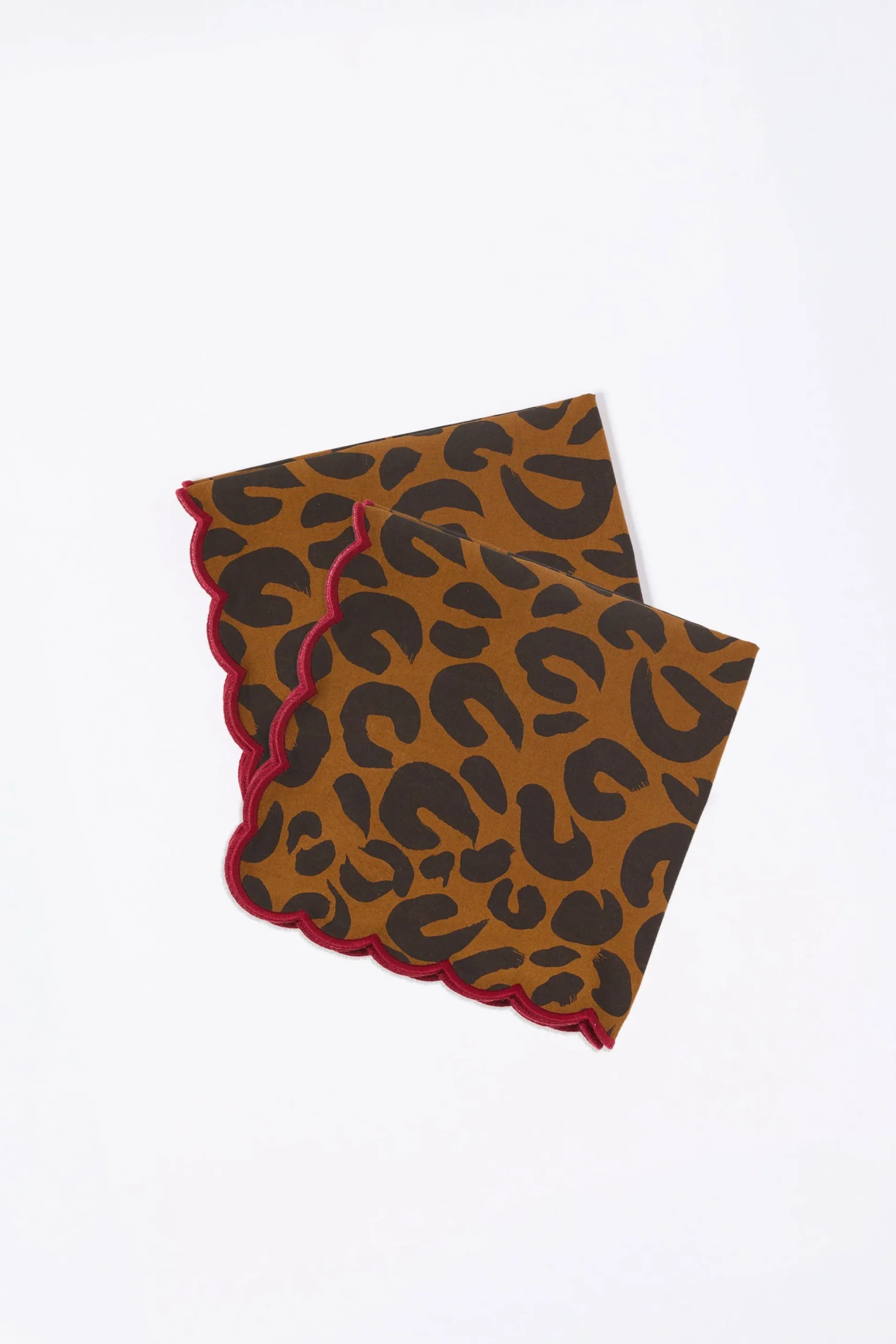 LOT DE 2 SERVIETTES KATE LEOPARD