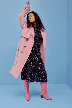 MANTEAU HENDRIKS ROSE POUDRE
