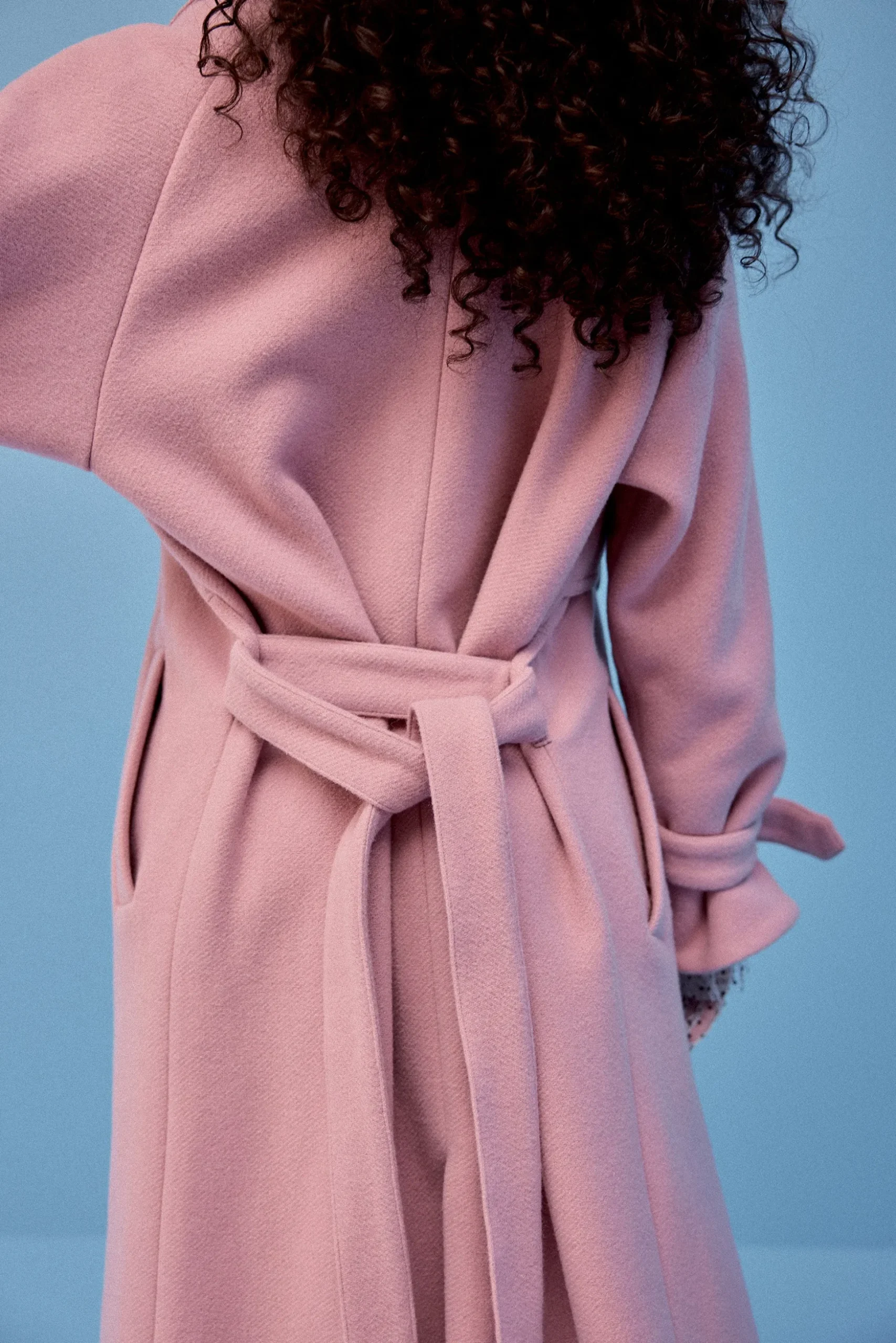 MANTEAU HENDRIKS ROSE POUDRE