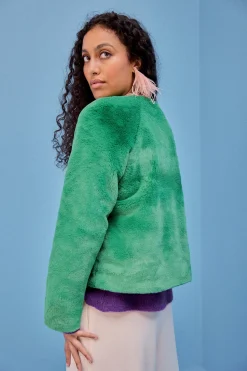 MANTEAU MARIA VERT