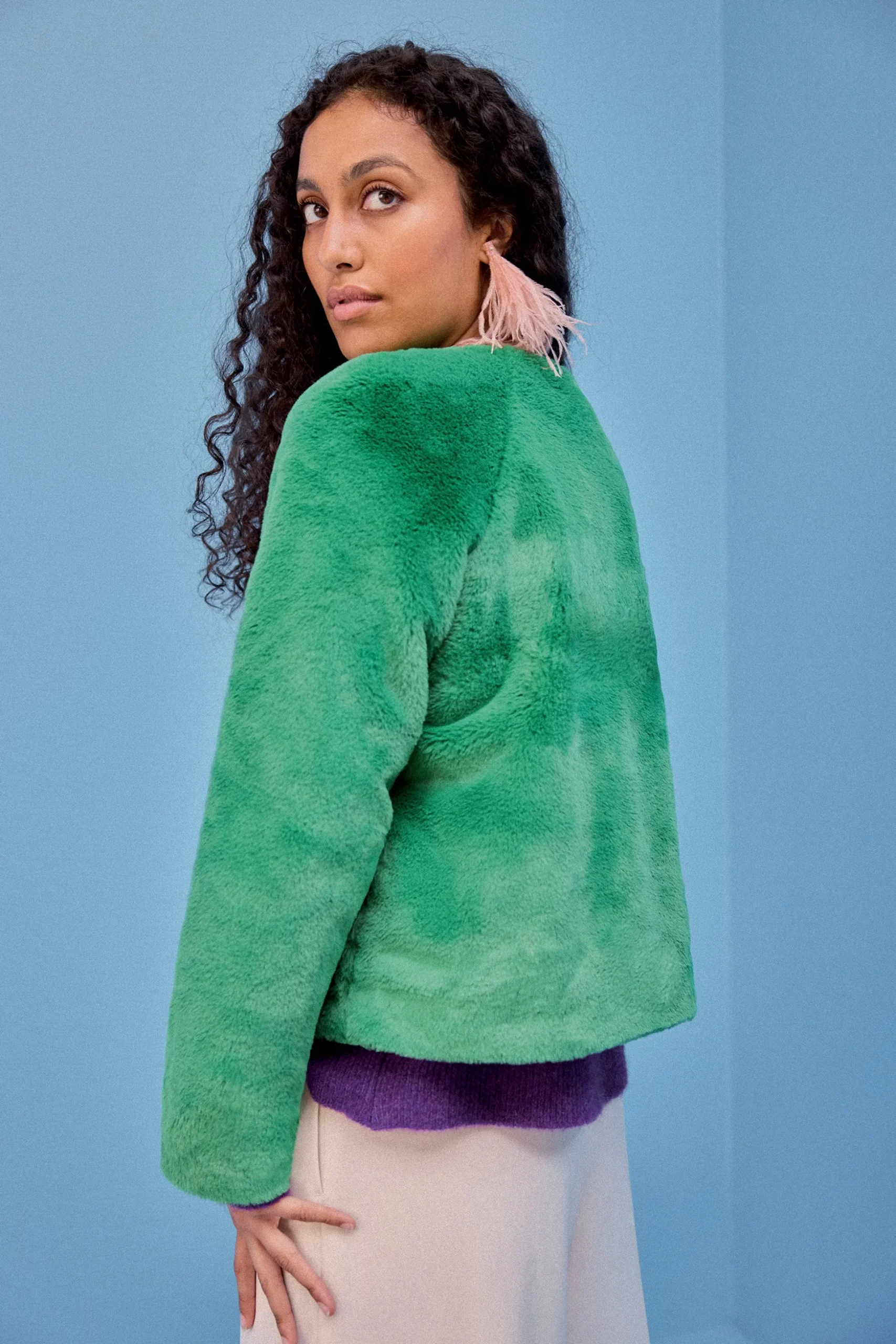 MANTEAU MARIA VERT