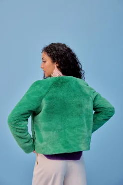 MANTEAU MARIA VERT