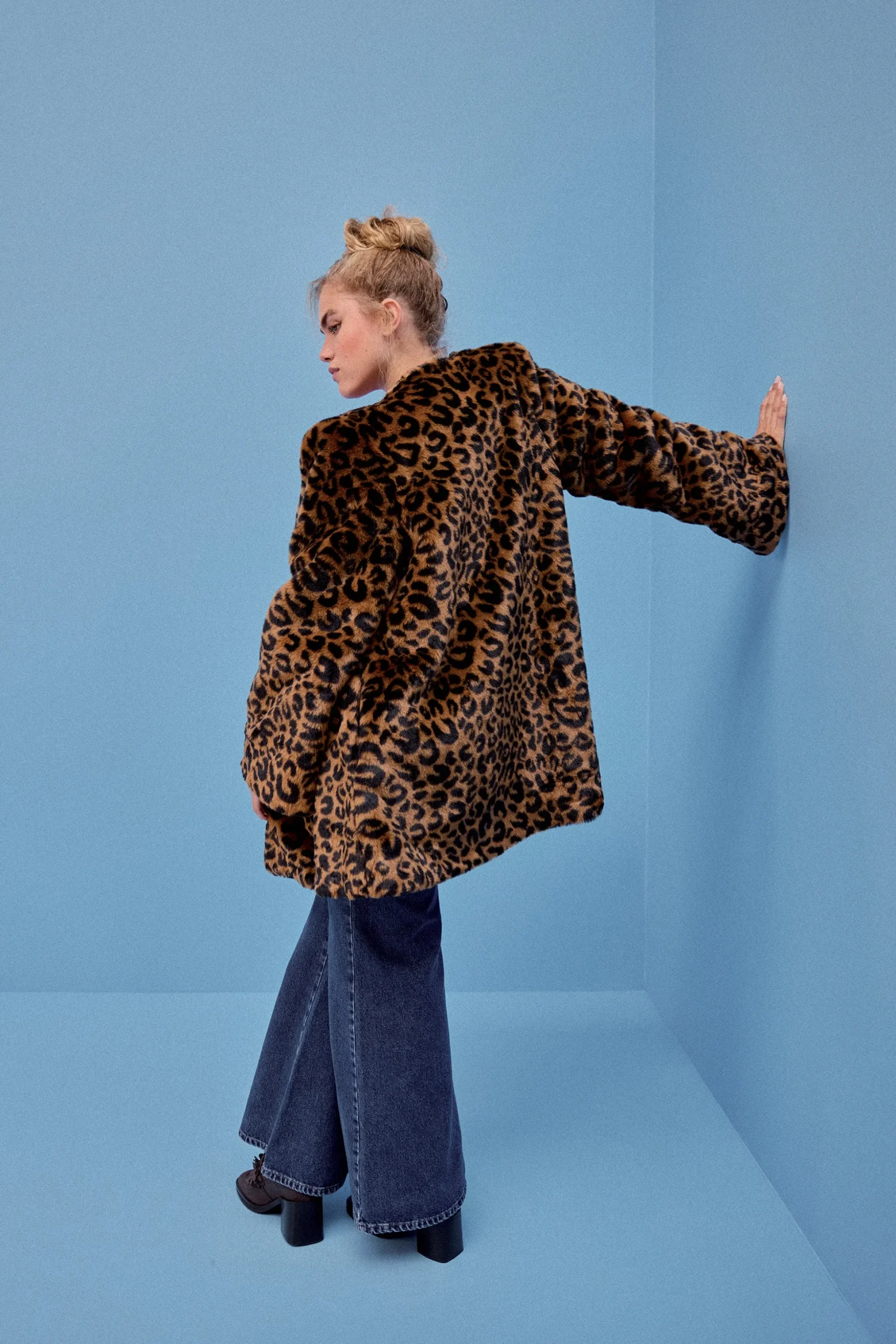 MANTEAU NICOLE NEW LEOPARD