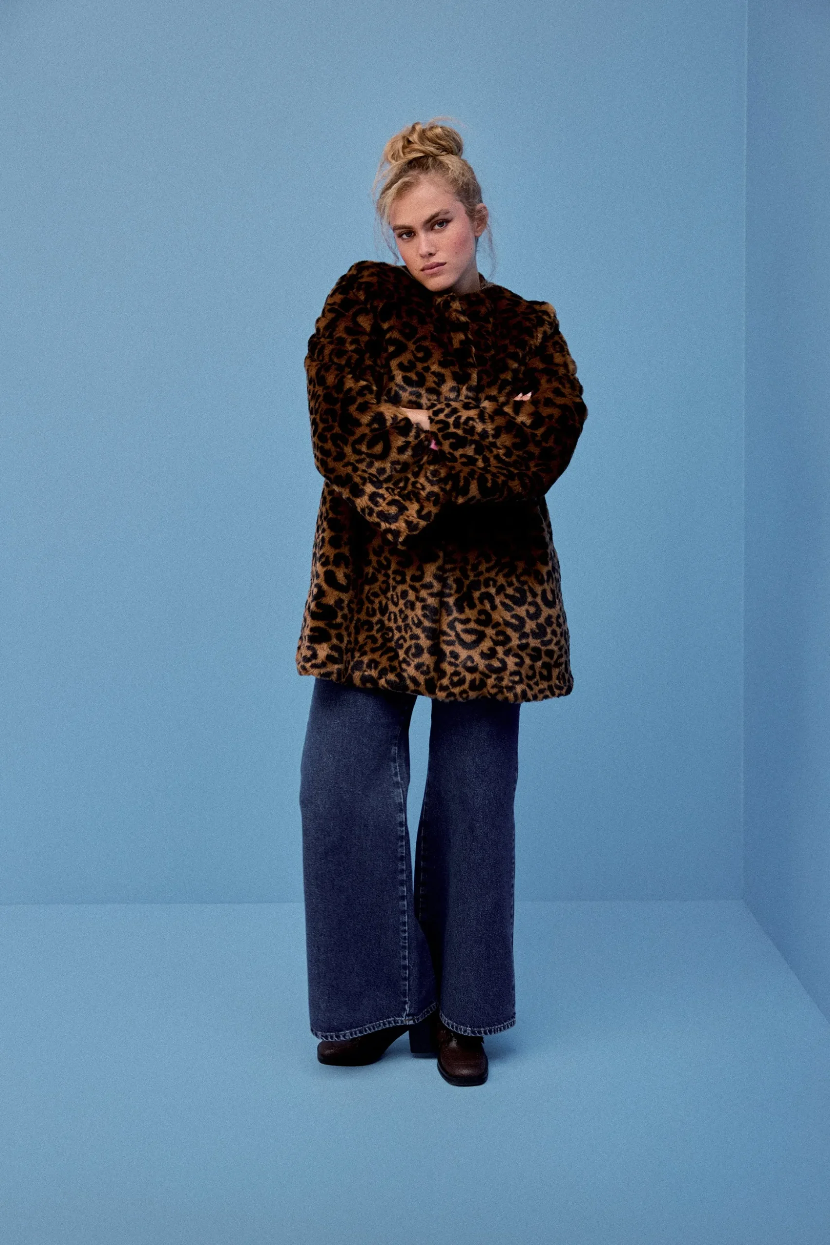 MANTEAU NICOLE NEW LEOPARD