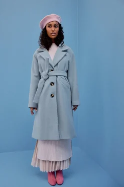 MANTEAU RAY BLEU CIEL