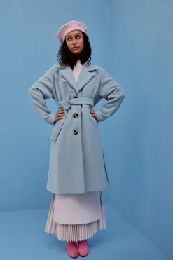 MANTEAU RAY BLEU CIEL