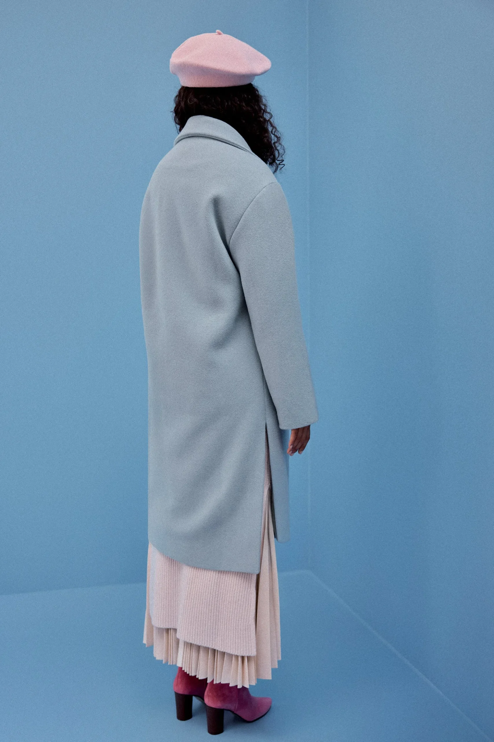 MANTEAU RAY BLEU CIEL