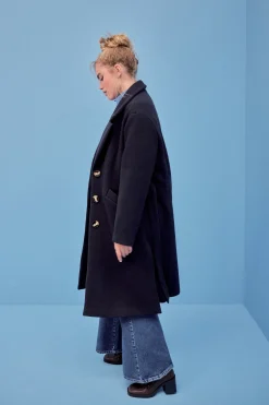 MANTEAU RAY BLEU MARINE
