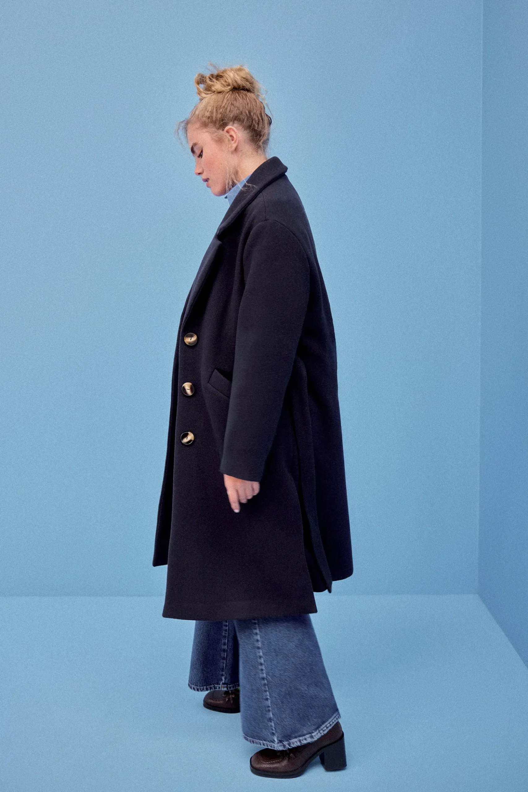 MANTEAU RAY BLEU MARINE