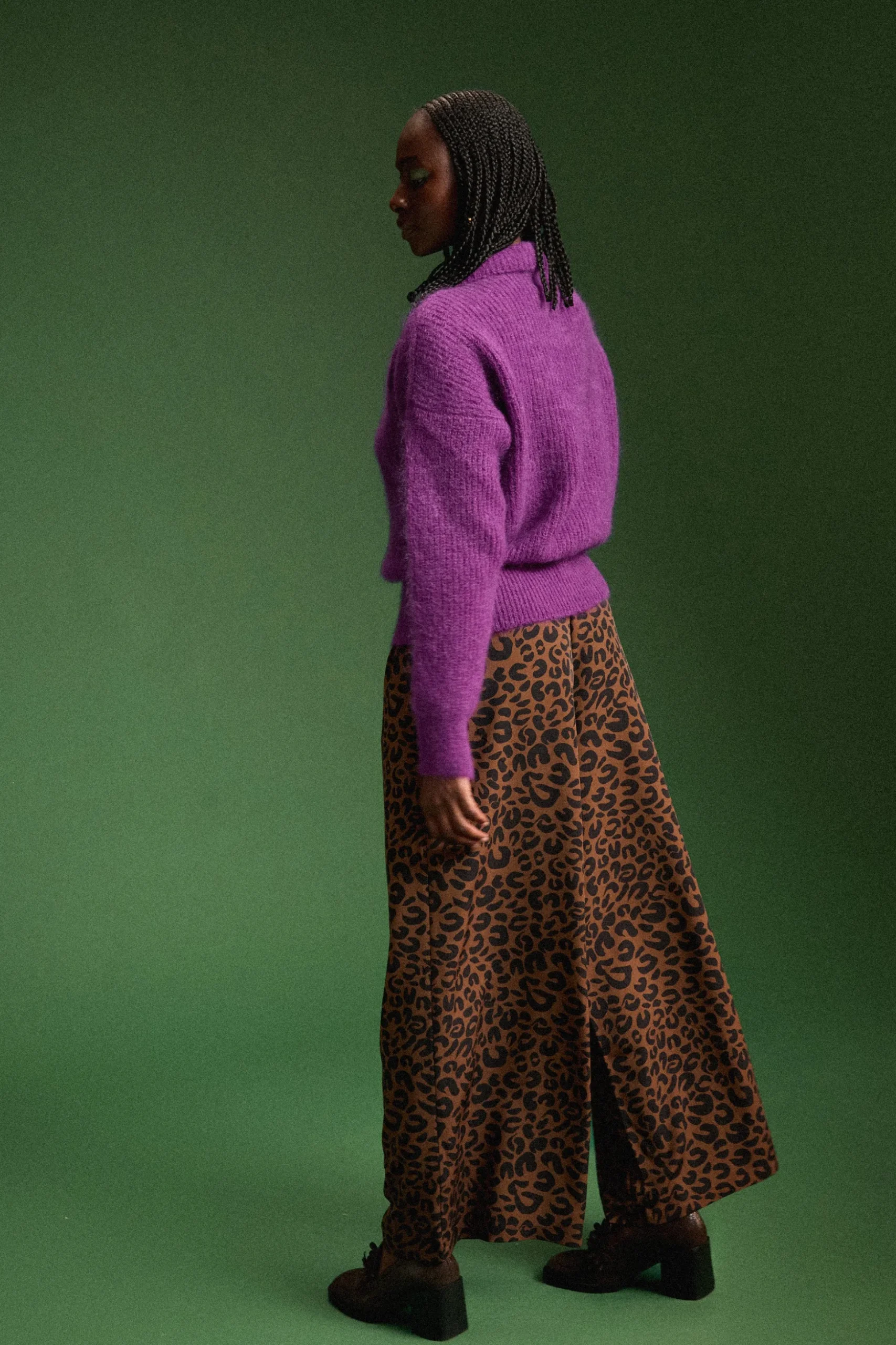 PANTALON HARYA LEOPARD