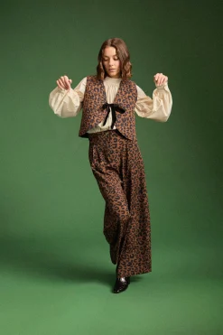 PANTALON HARYA LEOPARD