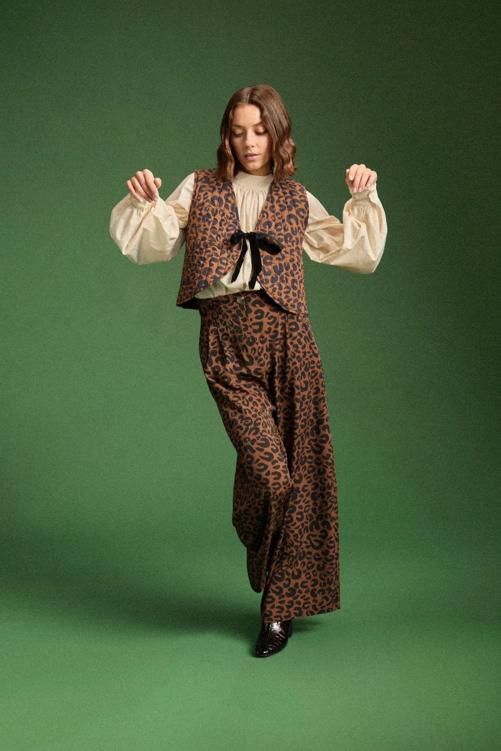 PANTALON HARYA LEOPARD