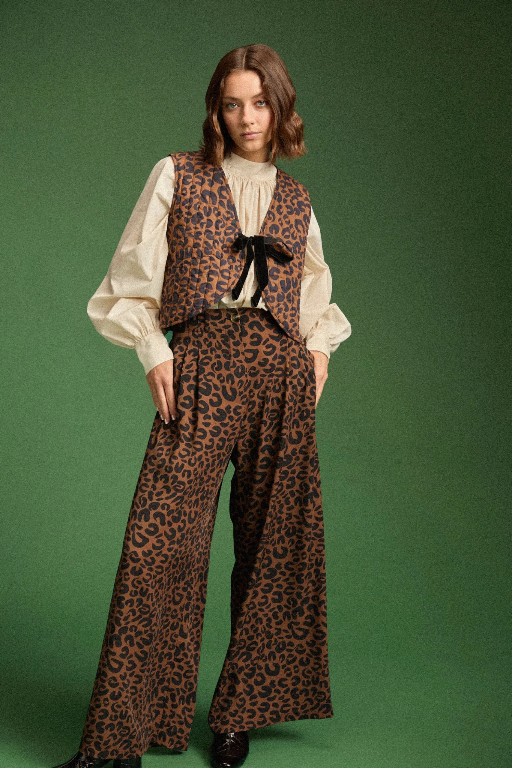 PANTALON HARYA LEOPARD