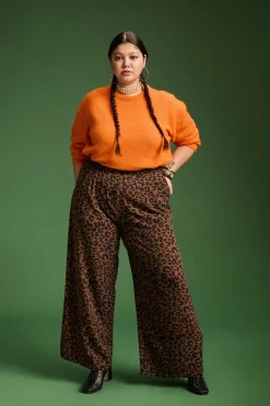 PANTALON HARYA LEOPARD
