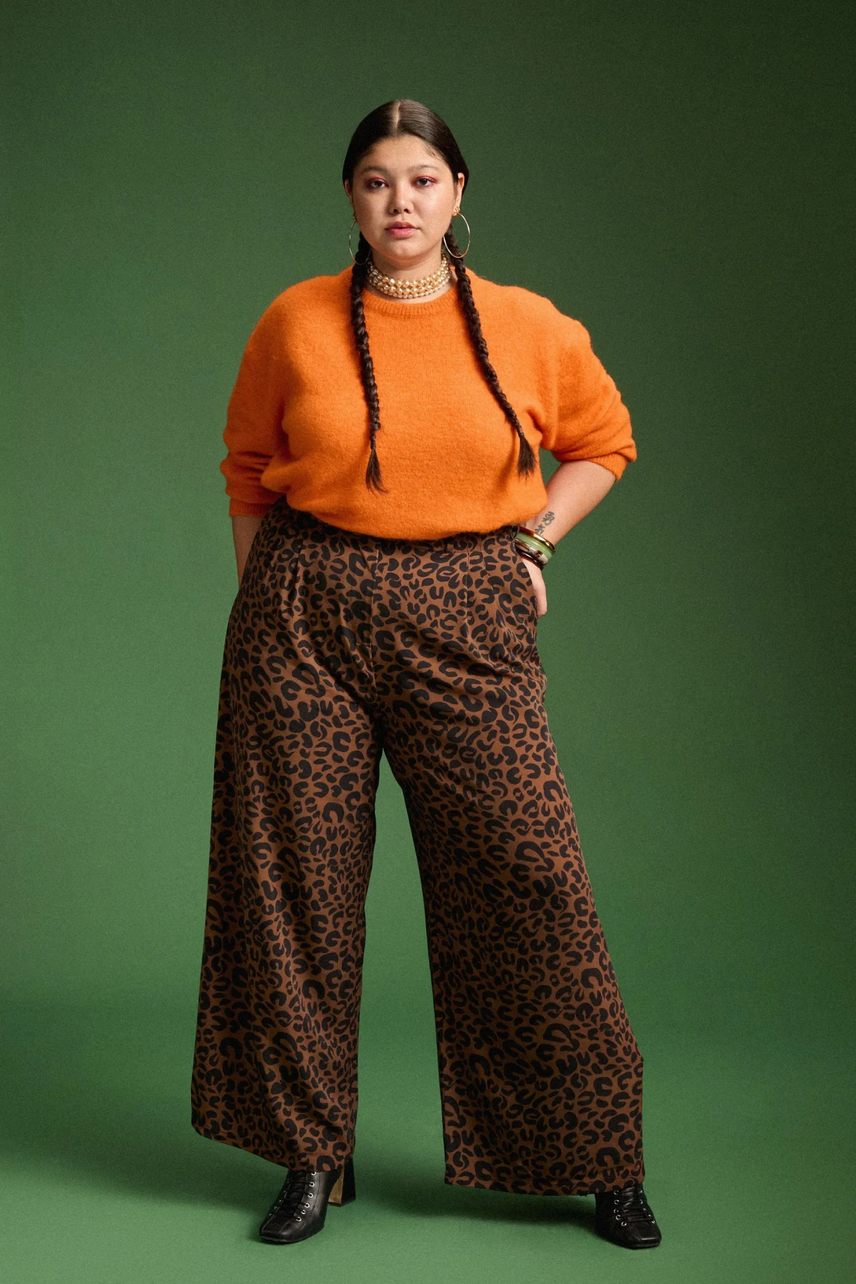 PANTALON HARYA LEOPARD