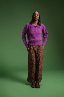 PANTALON HARYA LEOPARD