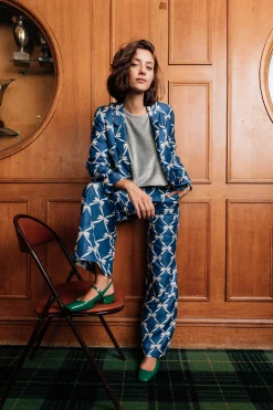 PANTALON KARL RUBAN BLEU