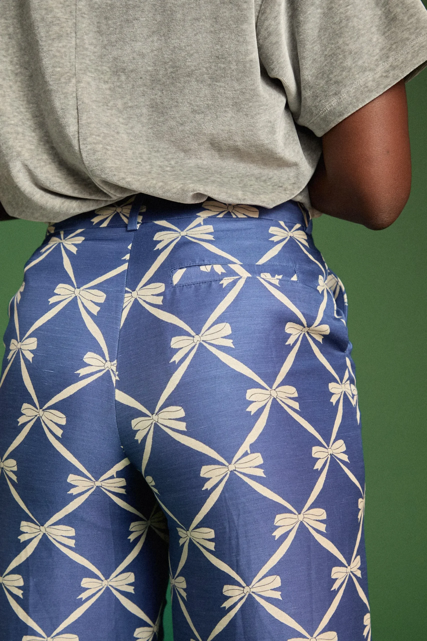PANTALON KARL RUBAN BLEU
