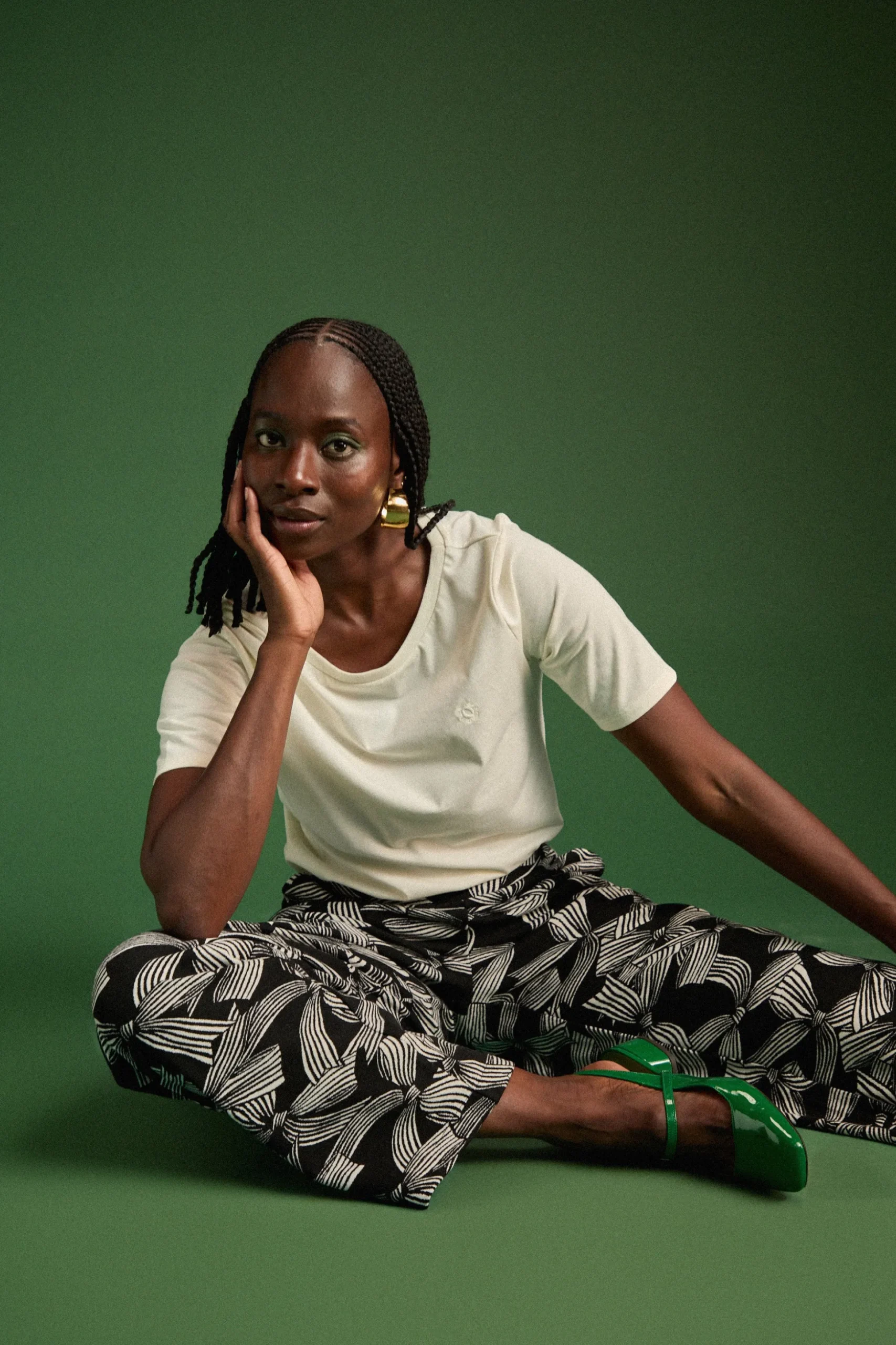 PANTALON SAM RUBANS MONOCHROMES