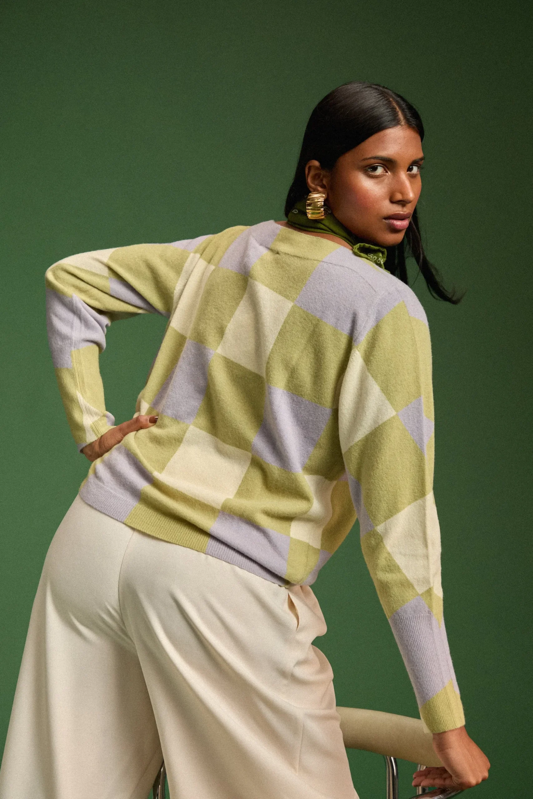 PULL MARA VICHY PASTEL