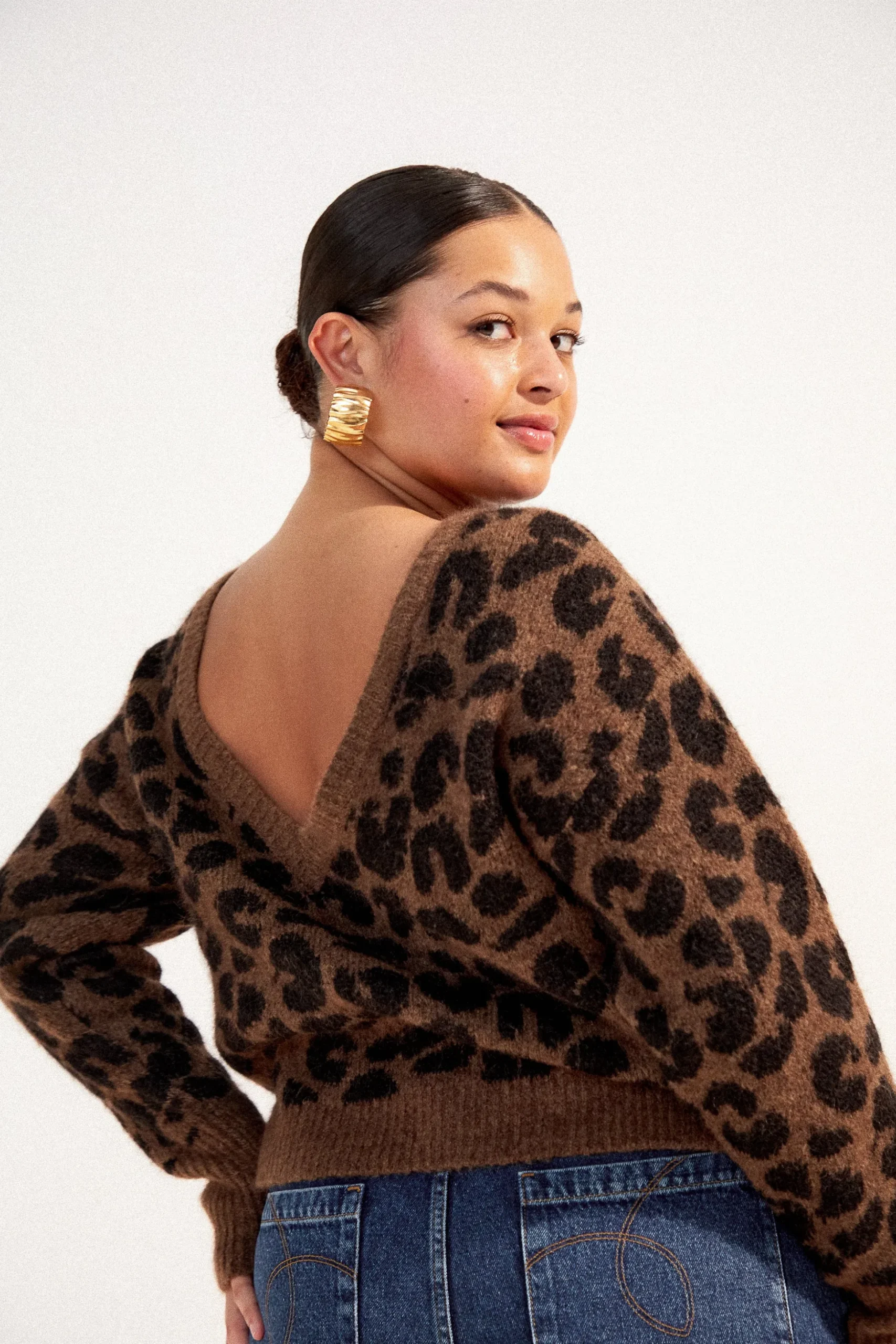 PULL MARIUS V LEOPARD