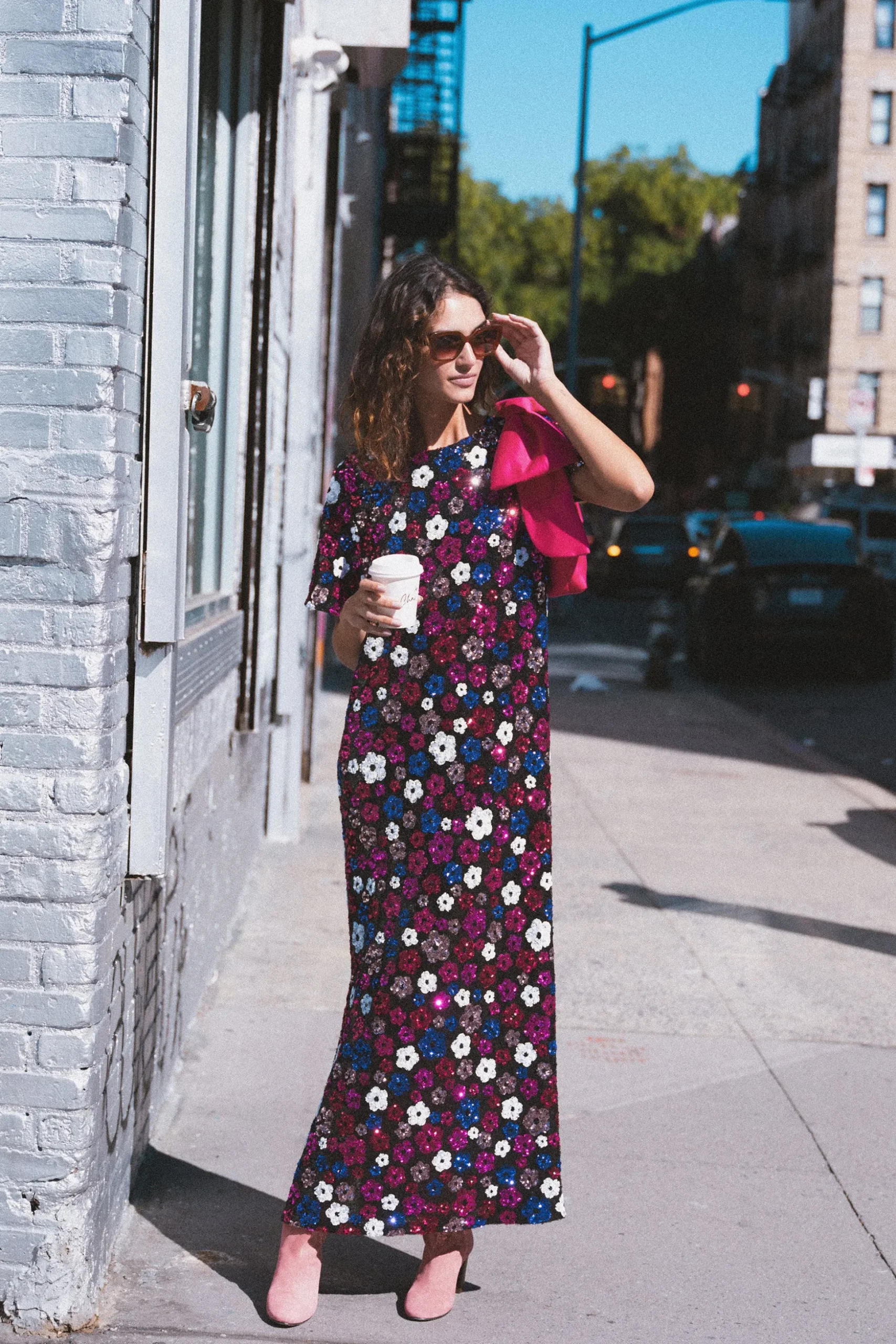 ROBE CHLOE SEQUINS DAISY