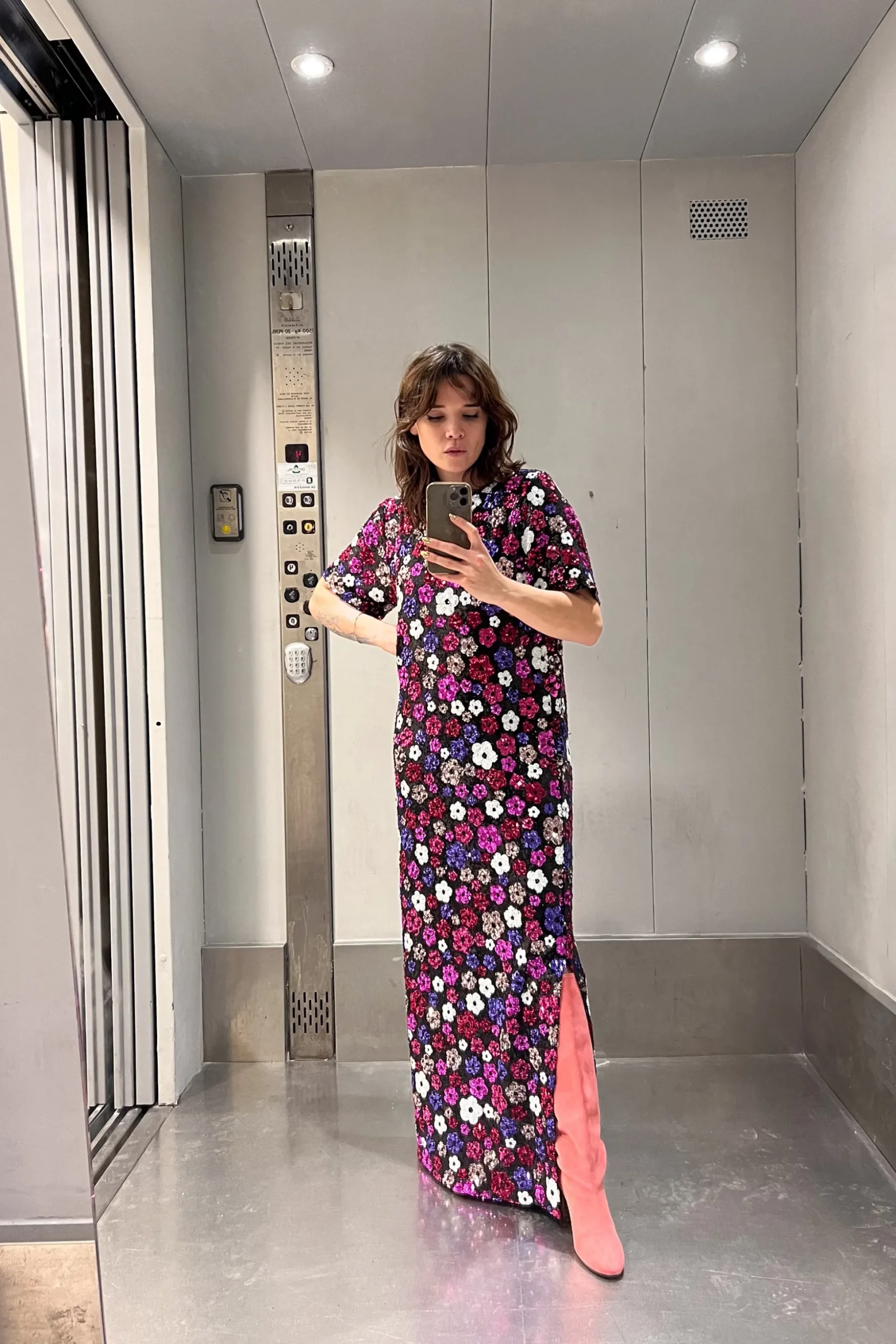 ROBE CHLOE SEQUINS DAISY
