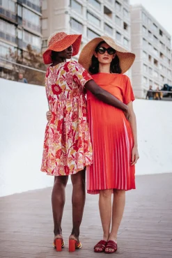 ROBE FRIDA IRIS COQUELICOT