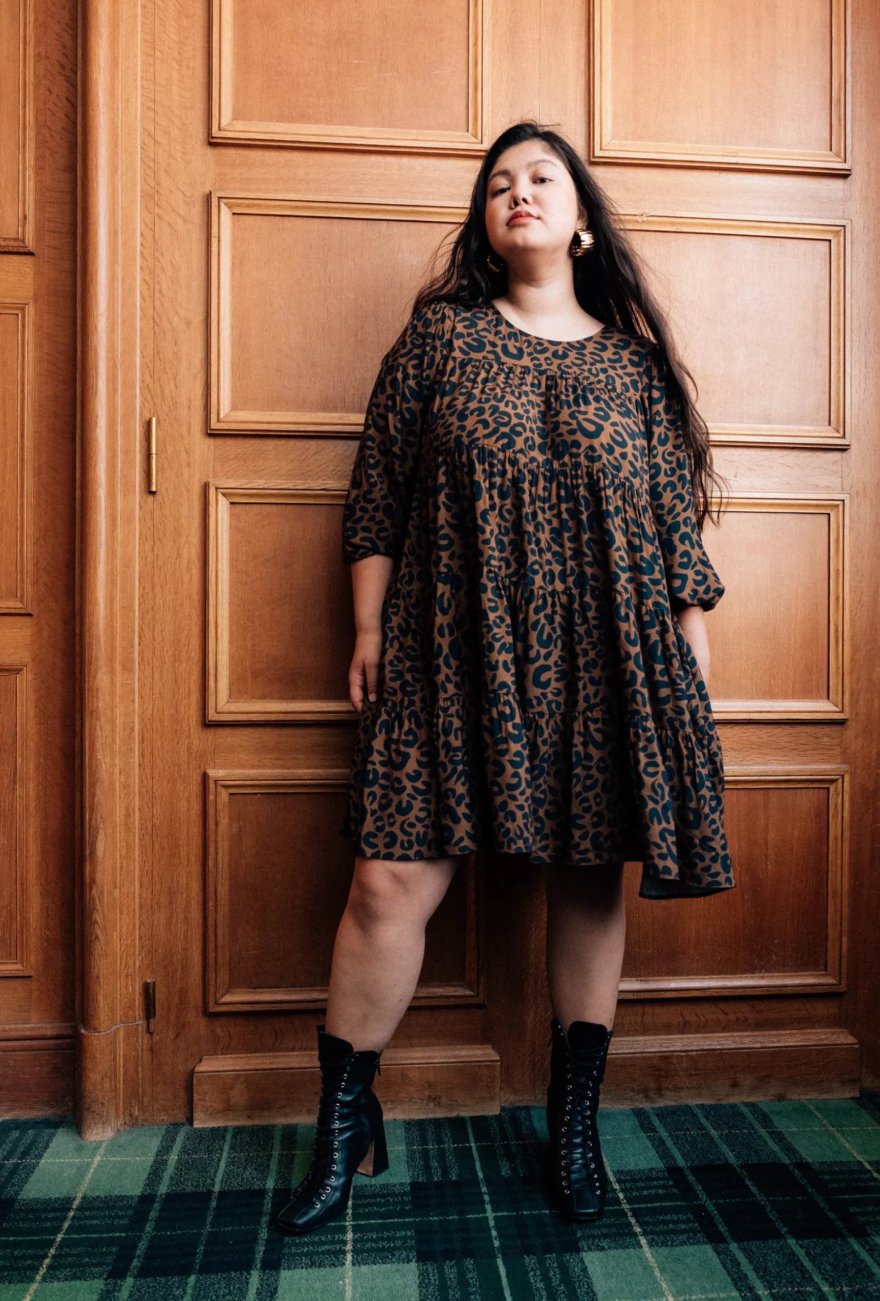 ROBE JENNY LEOPARD