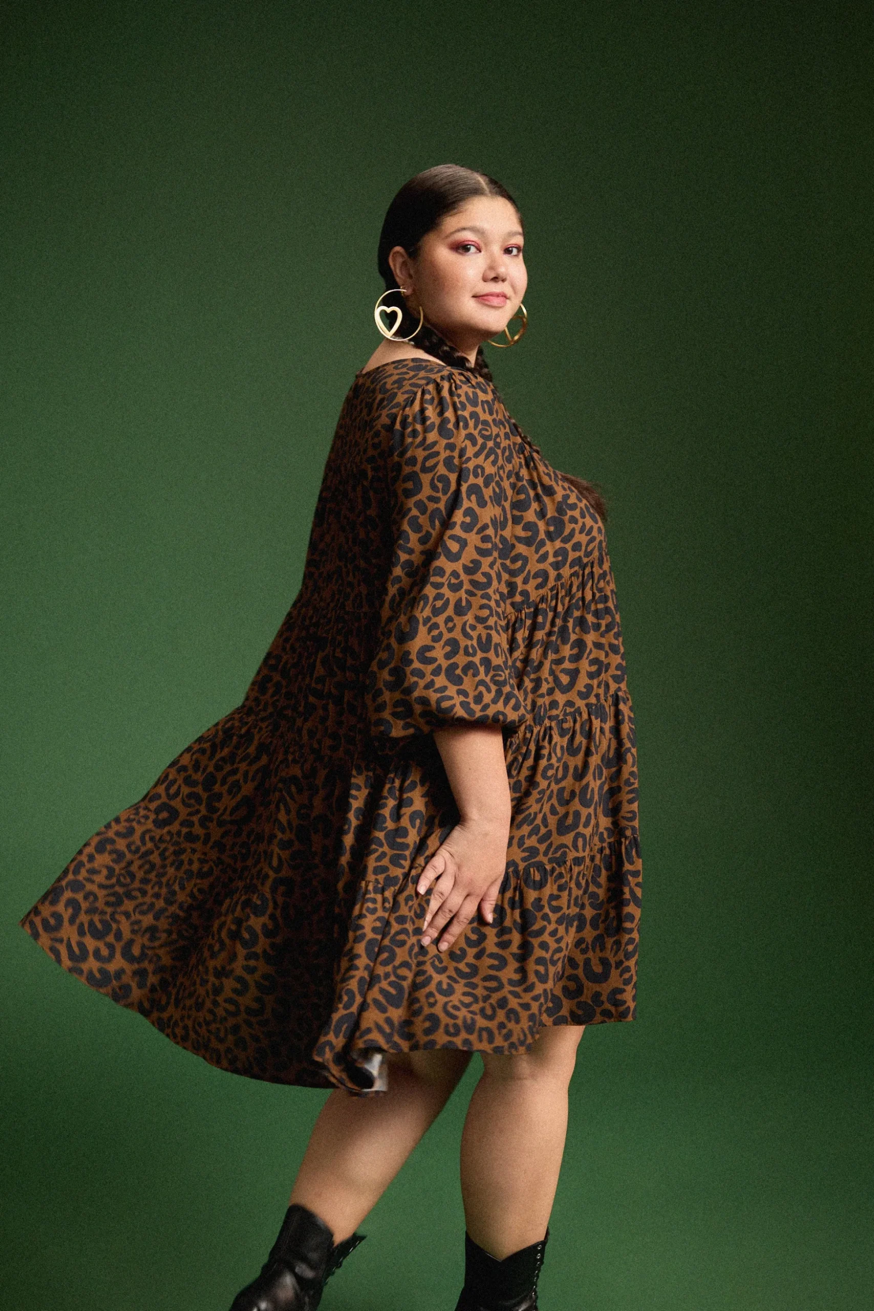 ROBE JENNY LEOPARD