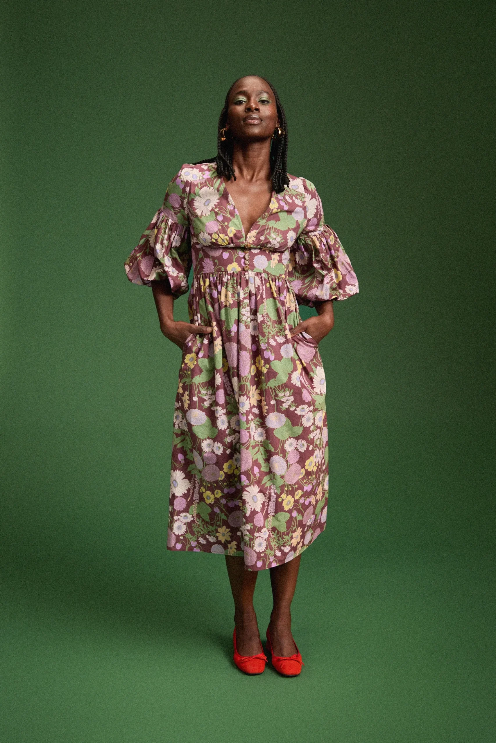 ROBE LEANDRA AUTUMN FLOWER MARKET