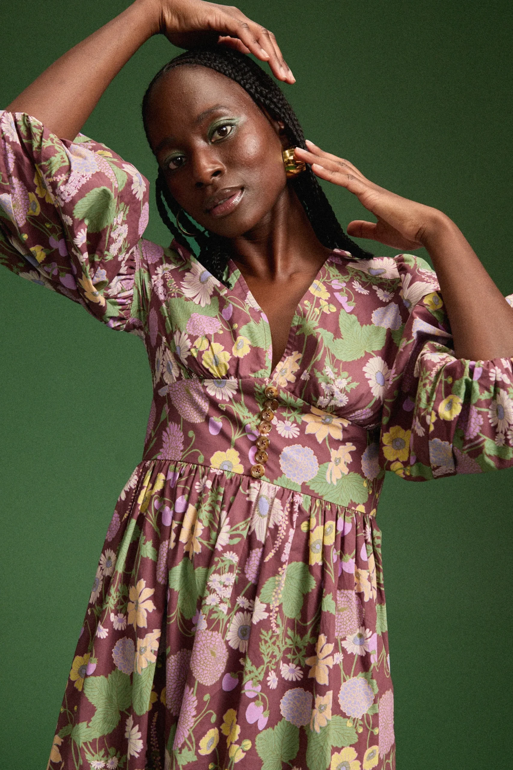 ROBE LEANDRA AUTUMN FLOWER MARKET